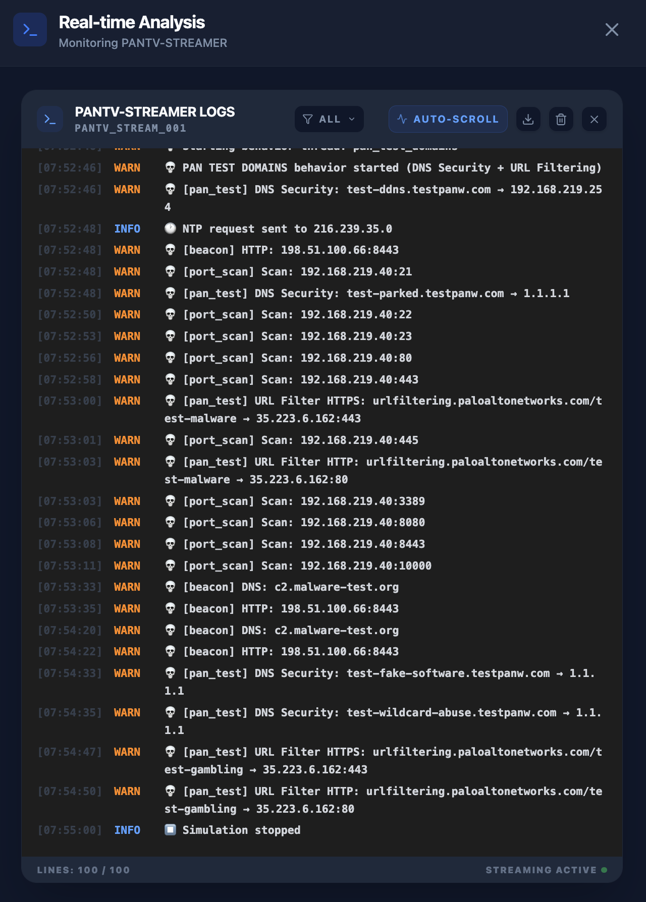 IoT Device Real-time Logs Analysis